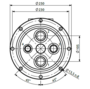 HBS Swivel joint 04 ways D145040200 HBS Swivel joint 04 ways D145040200