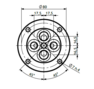 HBS Swivel joint 04 ways D045040100 HBS Swivel joint 04 ways D045040100