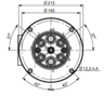 HBS Swivel joint 09 ways D105090200 HBS Swivel joint 09 ways D105090200