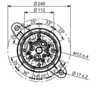 HBS Swivel joint 13 ways D100130300 HBS Swivel joint 13 ways D100130300