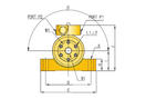 AHydraulics Rotary Actuator AHB-100