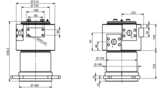 HBS Swivel joint 02 ways D125020200