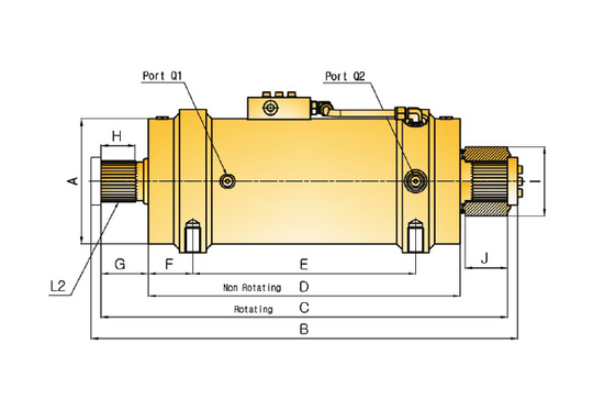 AHydraulics Rotary Actuator AHS-150