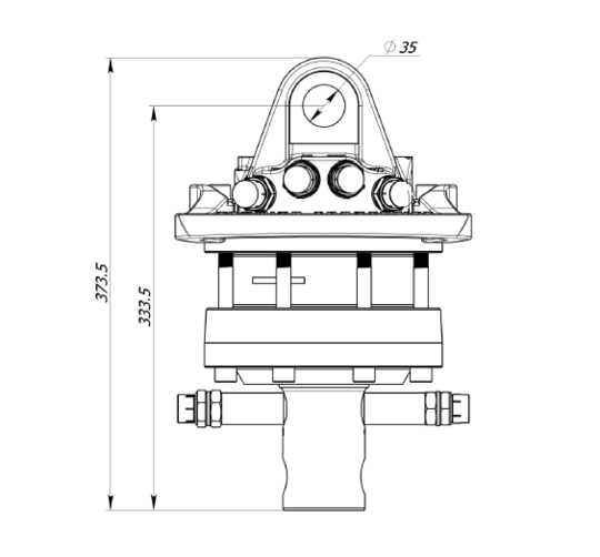 Rotator for 6 TON - AHR60LD1/69