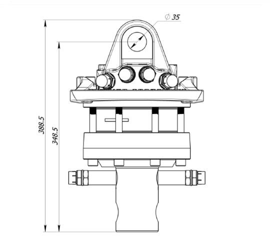 Rotator for 6 TON - AHR60LD1/78