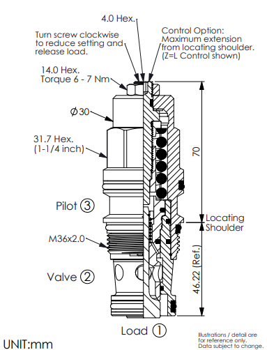 Winner Hydraulics CB-17A-X-Y-Z