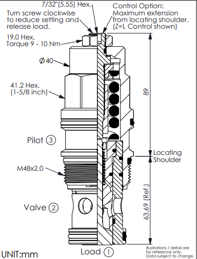 Winner Hydraulics CB-19A-X-Y-Z