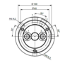 HBS Swivel joint 02 ways D060020100